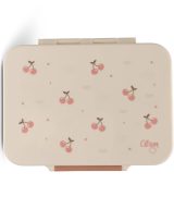 Caserolă prânz din Tritan cu 4 compartimente, design Cherry