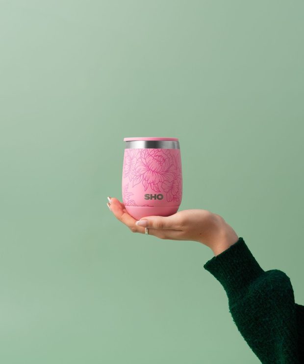 Cană din oțel inoxidabil cu capac, 360ml - Spring