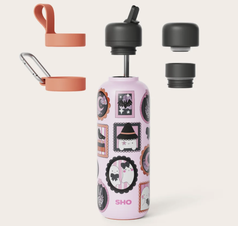 Sticlă pentru apă sau ceai, 500ml - Helloween