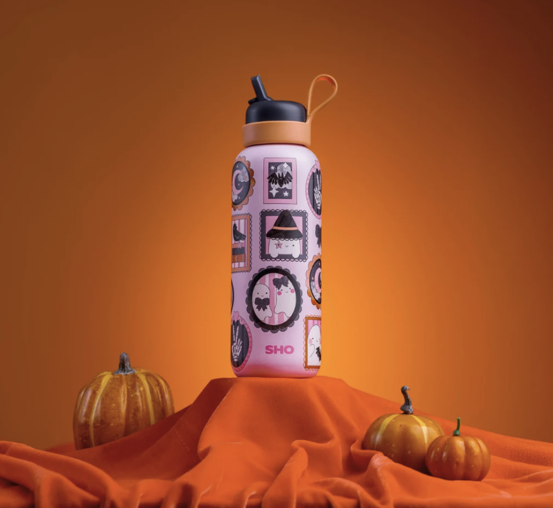 Sticlă pentru apă sau ceai, 500ml - Helloween