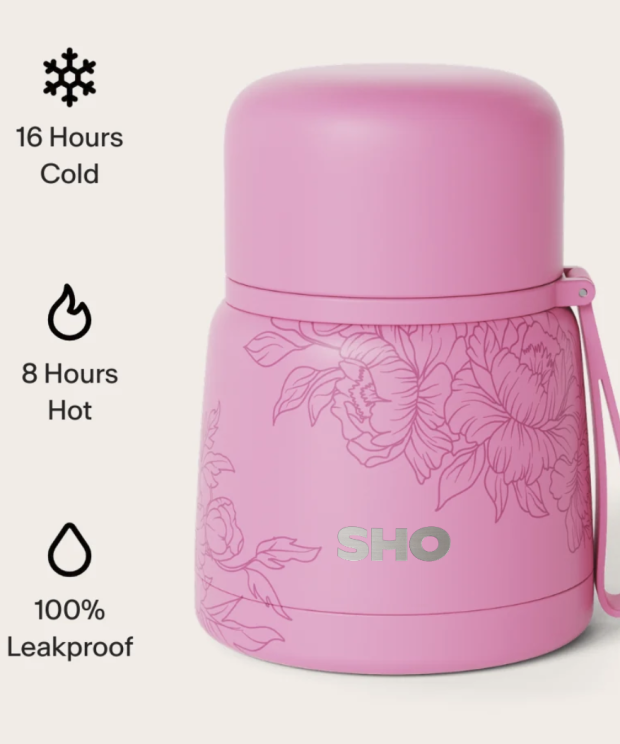 Borcan termic pentru alimente, 400ml, cu tacâm - Spring ends