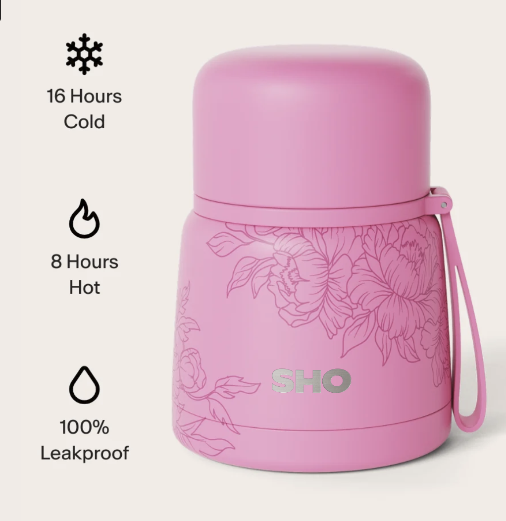 Borcan termic pentru alimente, 400ml, cu tacâm - Spring ends